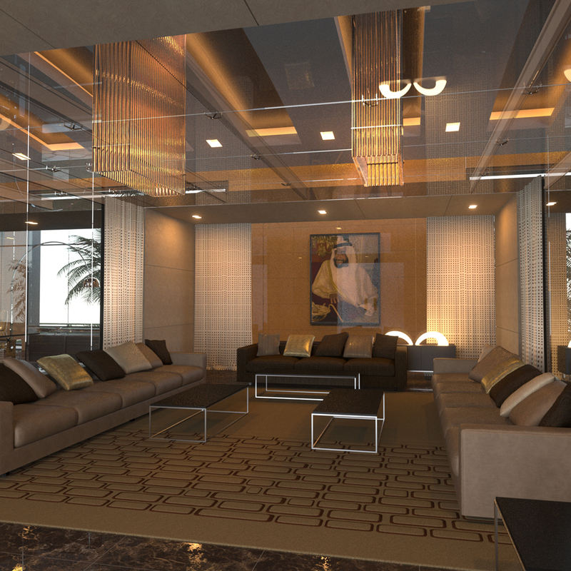 Sheikh Mansour Bin Zayed Office at Presidential Palace Abu Dhabi