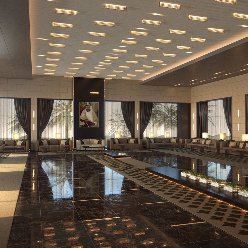 Sheikh Mansour Bin Zayed Office at Presidential Palace Abu Dhabi