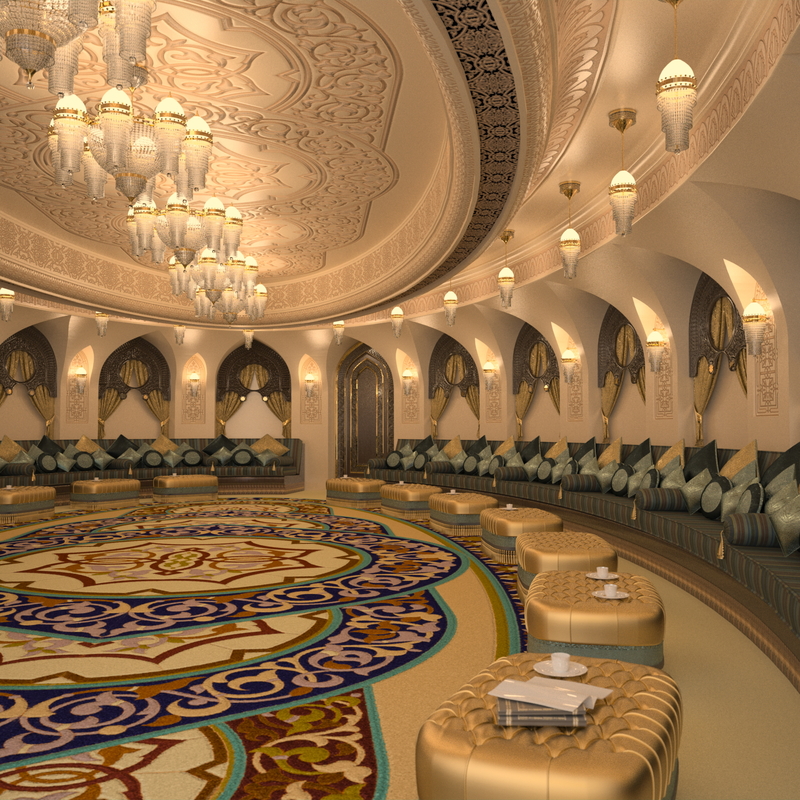 VIP Waiting area Al-Airport for Sheikh Sheikh Khalifa Bin Zayed