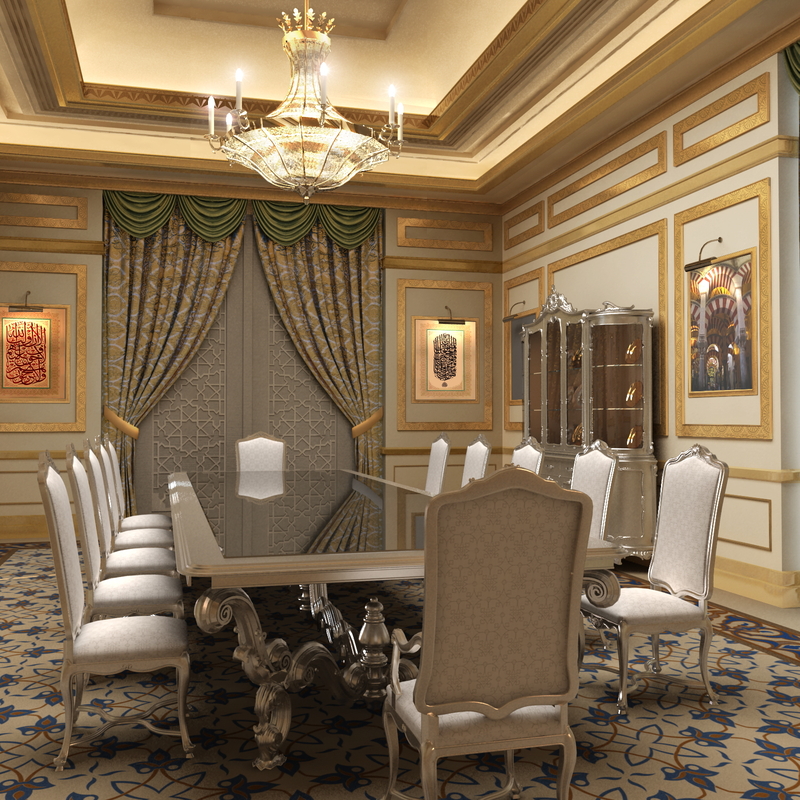 Sheikh Sultan's Mother's Villa in Abu Dhabi