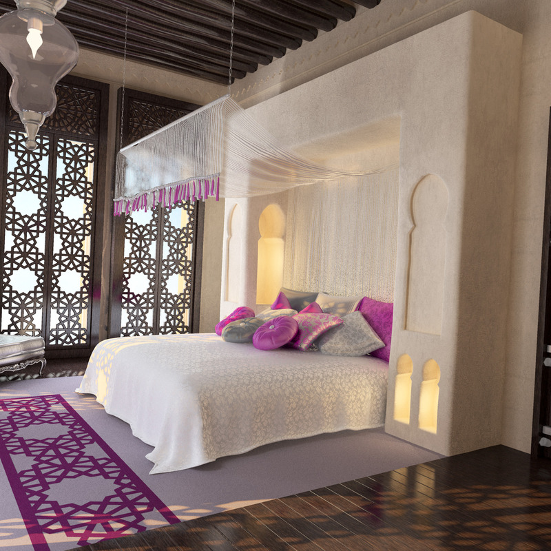 Sheikh Mansour Bin Zayed villa interior
